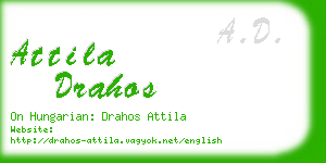 attila drahos business card